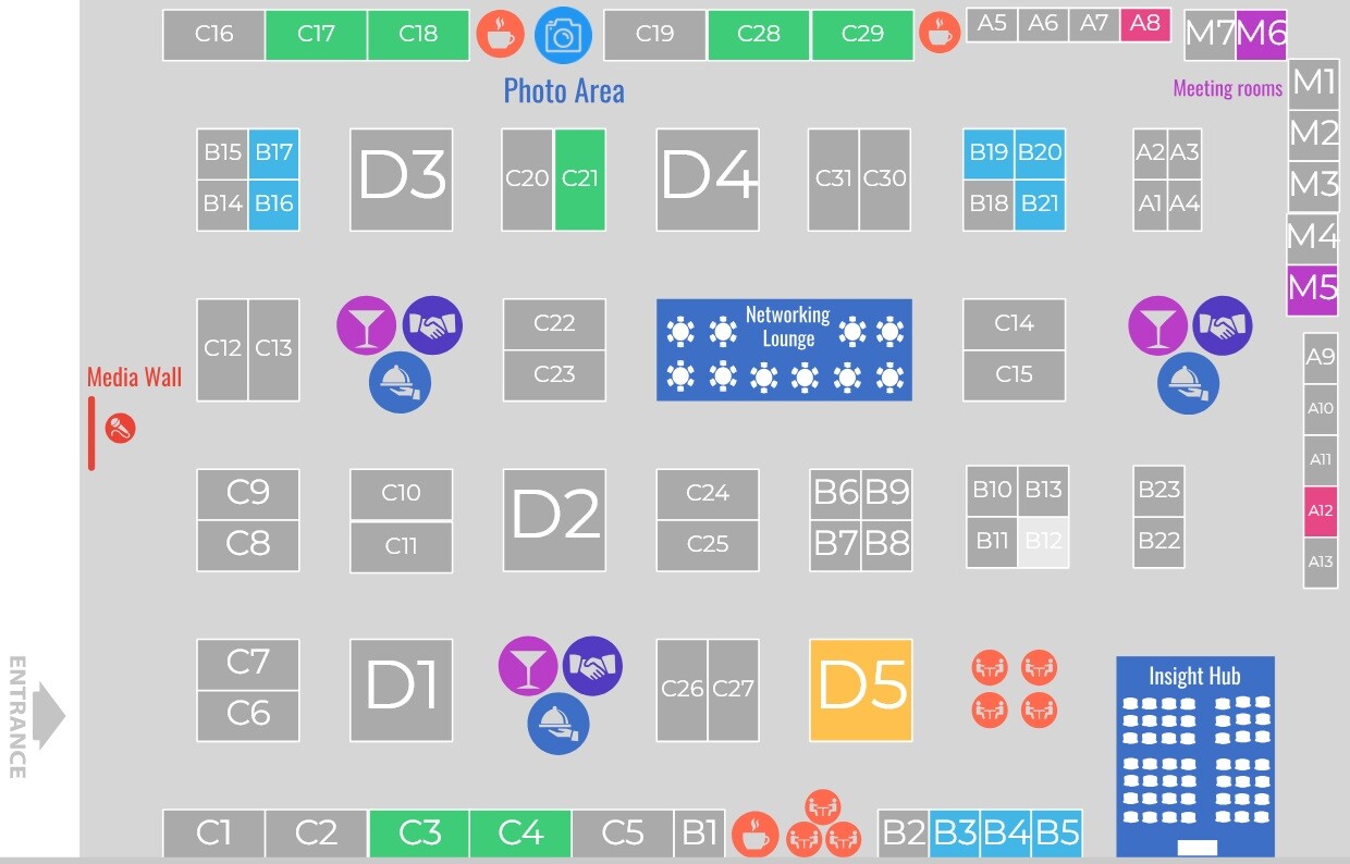 AEW Expo floorplan with names 16.04.2025